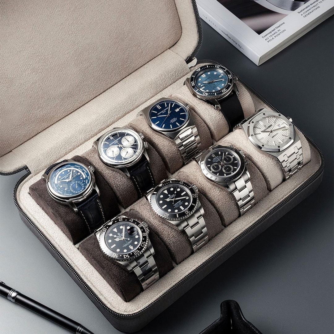 Watch Box - 8 Slot - Panda Grey