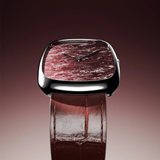 Natural Rubelite in Steel