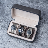 Watch Box - 3 Slot - Panda Grey