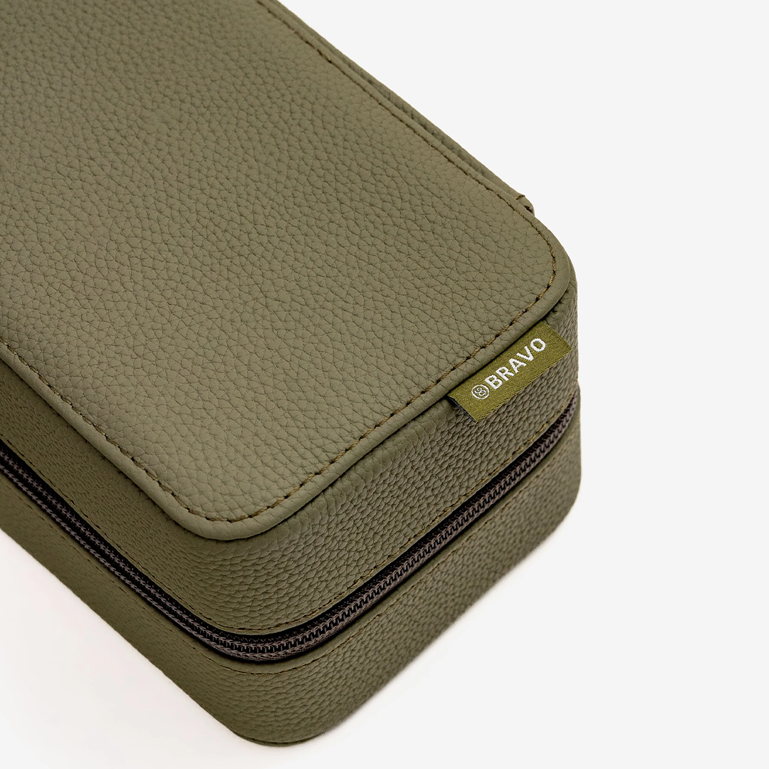 Watch Box - 3 Slot - Moss Green