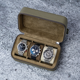 Watch Box - 3 Slot - Moss Green