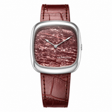 Natural Rubelite in Steel